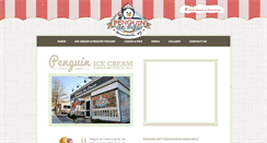 Desktop Screenshot of penguinicecream.com